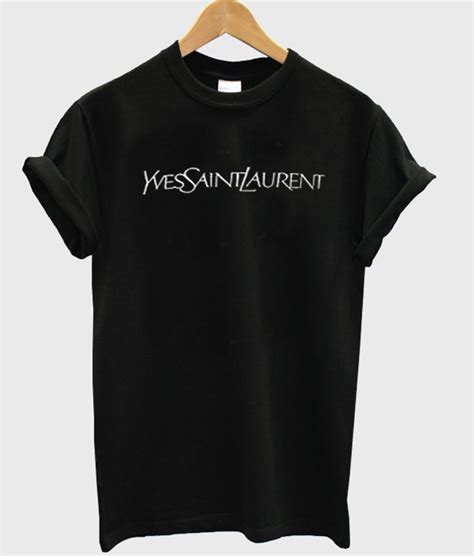 yves saint laurent slogan t shirt|yves saint laurent shirts sale.